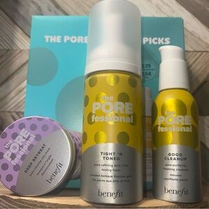 Benefit - The Porefessional Picks 3pc Set - Foaming Cleanser, Toning Foam, Mask